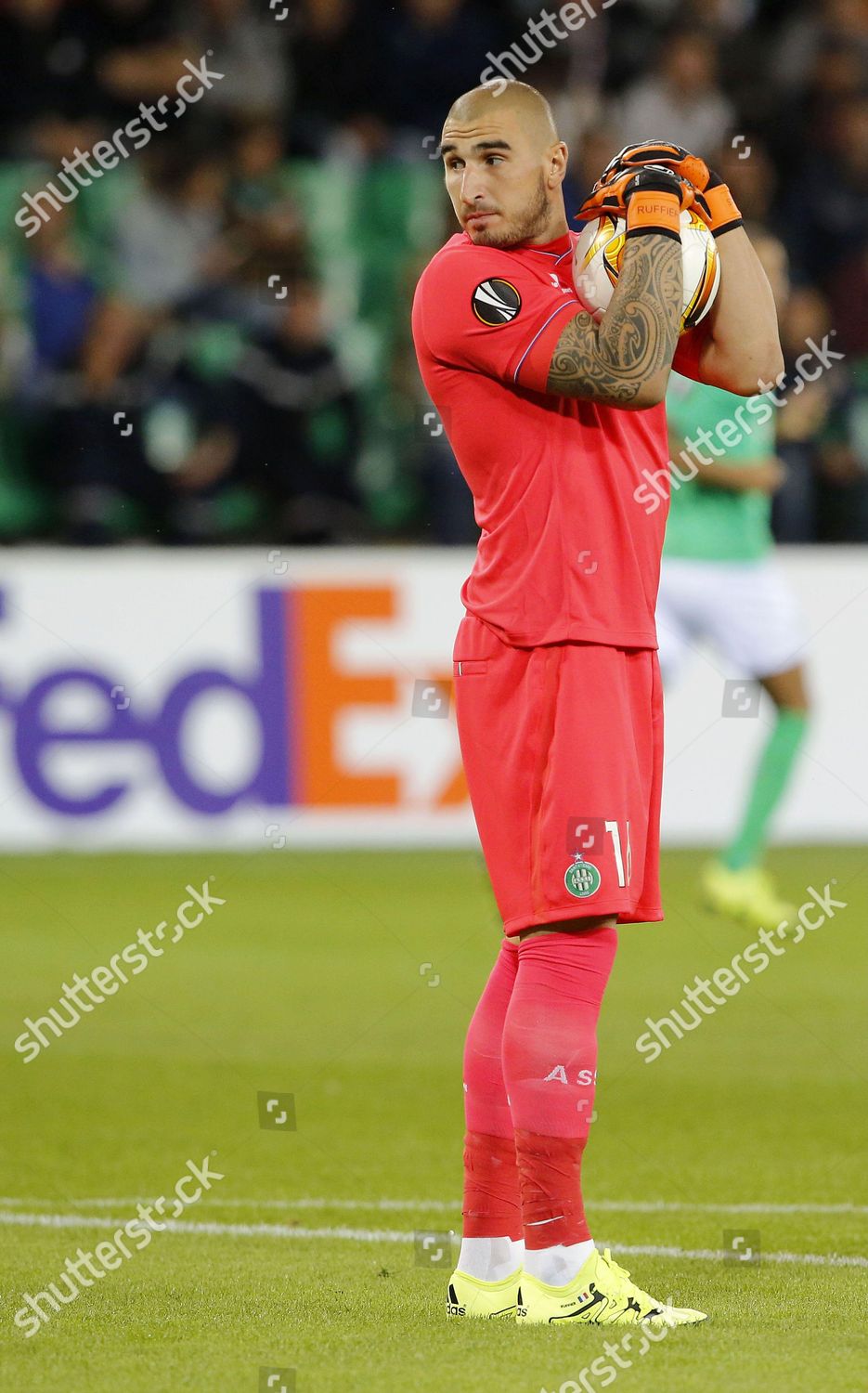 St Etiennes Goalkeeper Stephane Ruffier Editorial Stock Photo - Stock ...