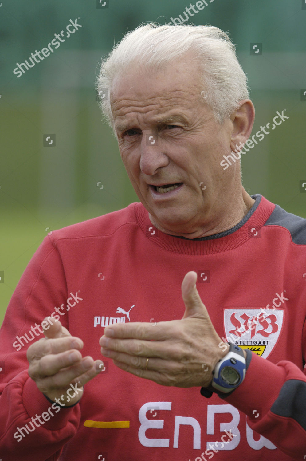 Coach Giovanni Trapattoni Editorial Stock Photo - Stock Image