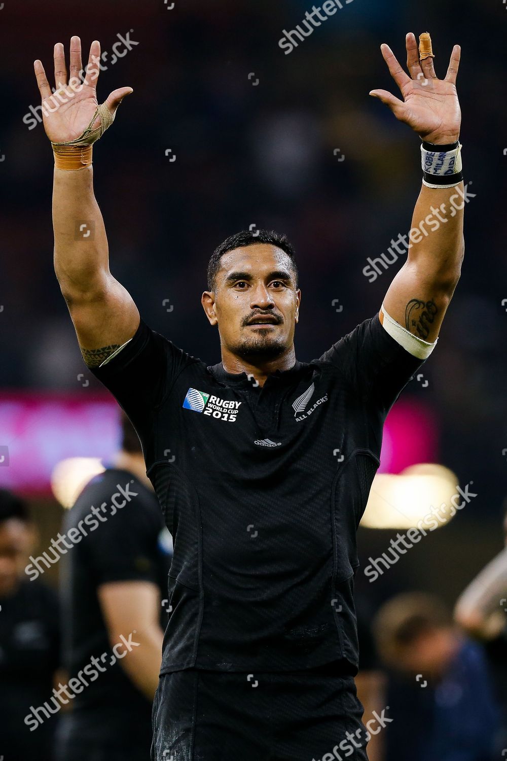 Flanker Jerome Kaino Waves After New Editorial Stock Photo Stock