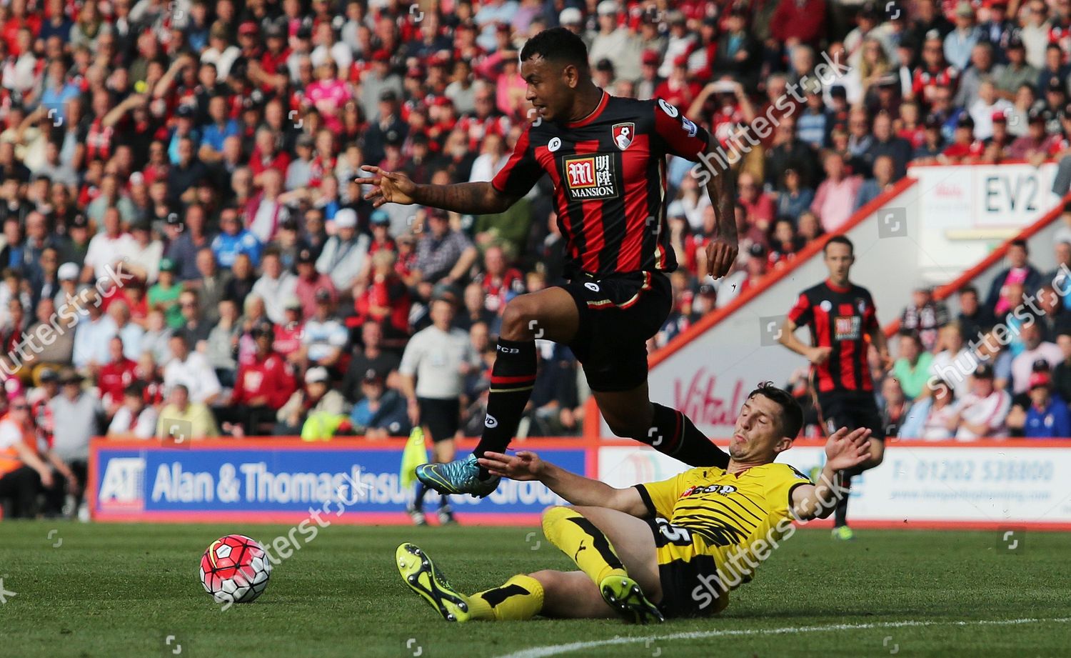 Joshua King Tackled By Craig Cathcart Editorial Stock Photo