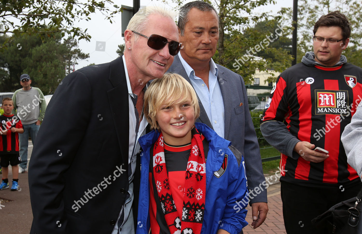 Paul Gascoigne Arrives Ground Poses Photos Editorial Stock Photo