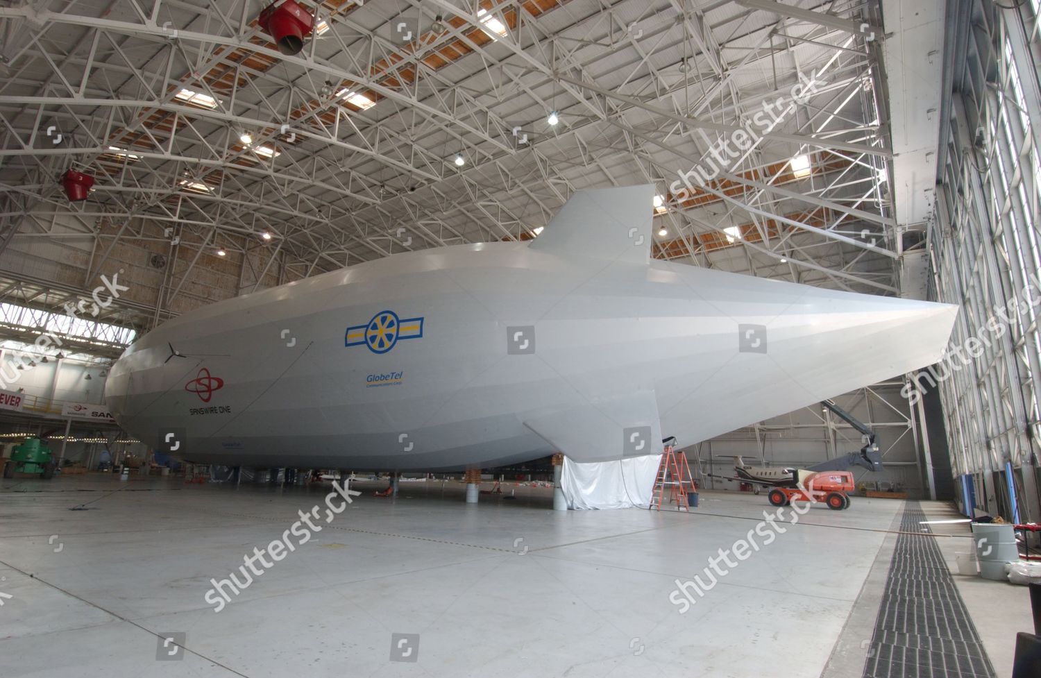 Sanswire Airship Hangar Prototype Football Stadium Editorial Stock