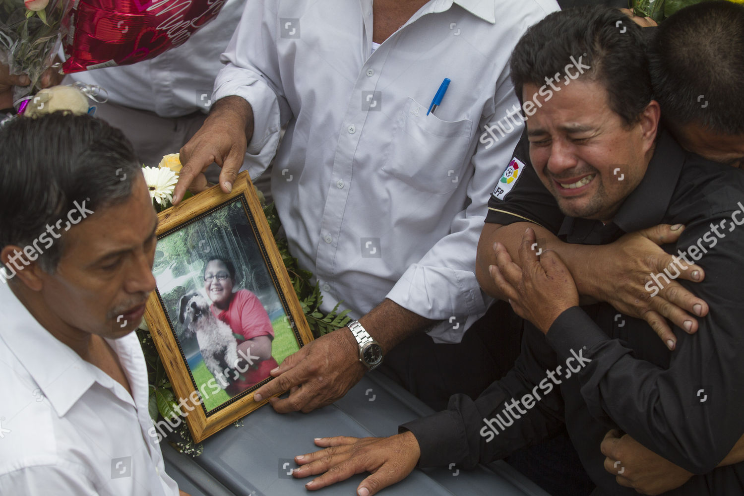 Residents Attend Funeral Two Brothers Gabriel Editorial Stock Photo ...