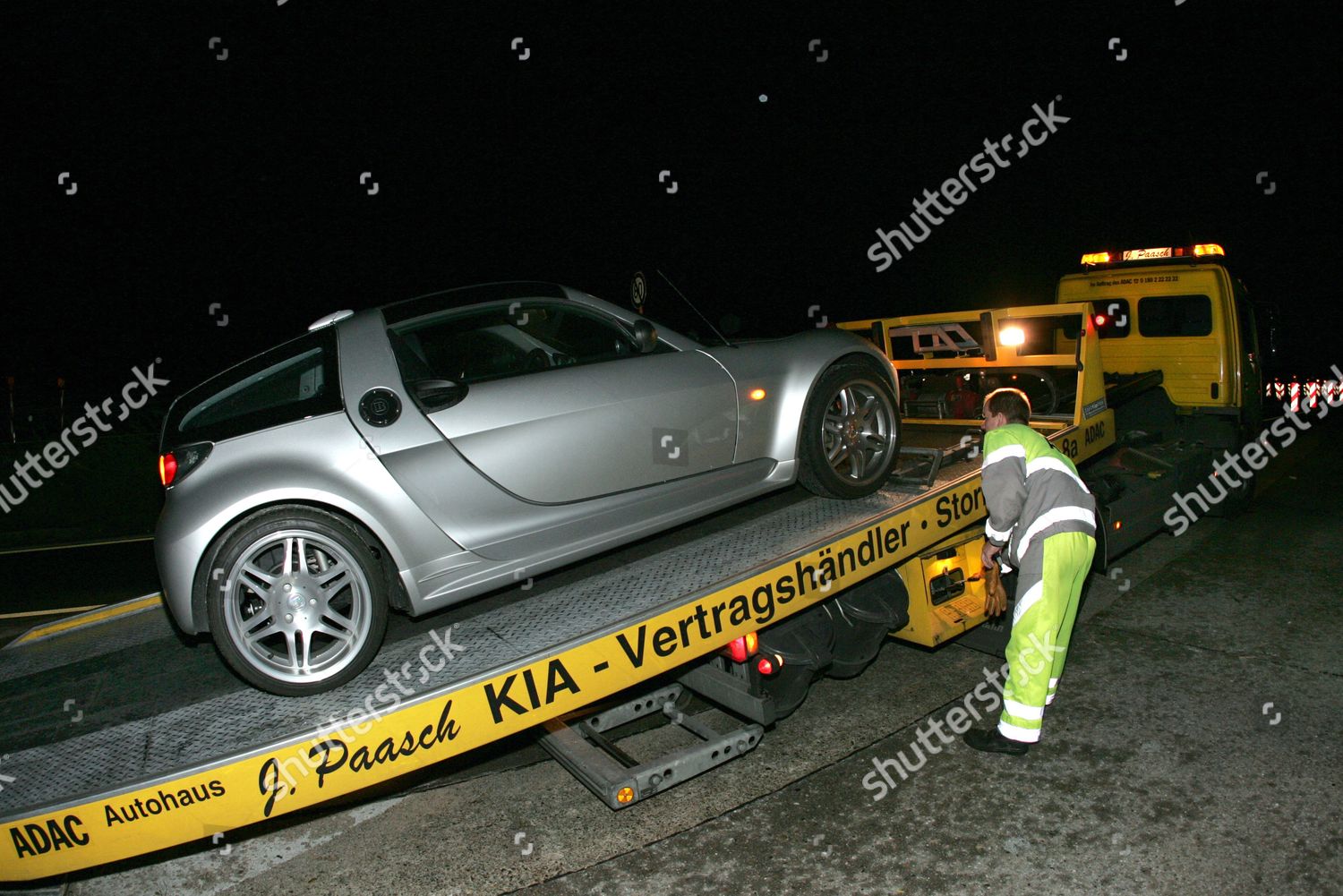 Adac Pulls Smart Coupe Roadster On Haulers Editorial Stock Photo Stock Image Shutterstock
