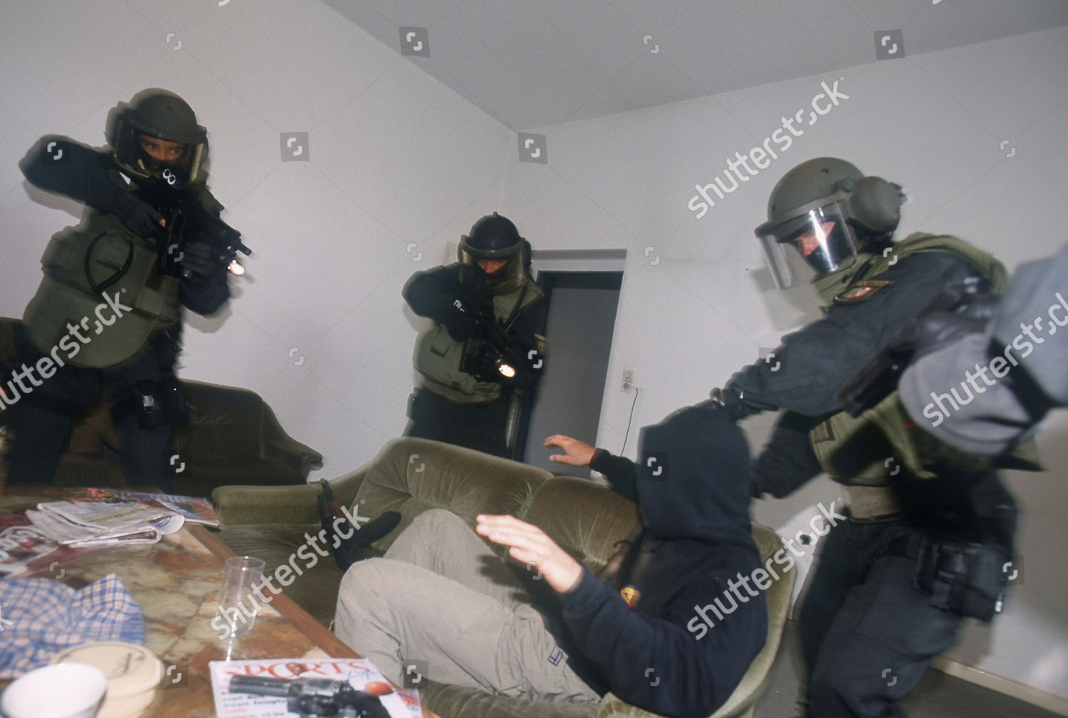 Deu Germany Police Swat Team Arresting Editorial Stock Photo - Stock ...