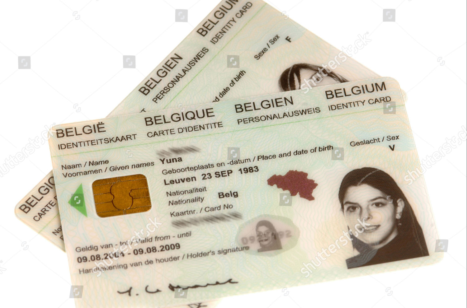 Belgium Id Card