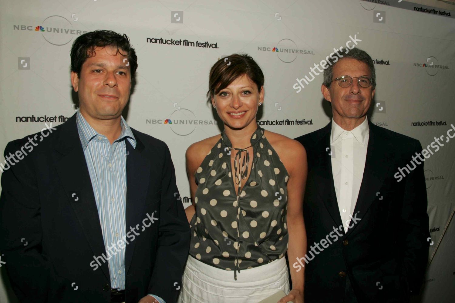 Jonathan Steinberg Maria Bartiromo Ron Meyer Editorial Stock Photo