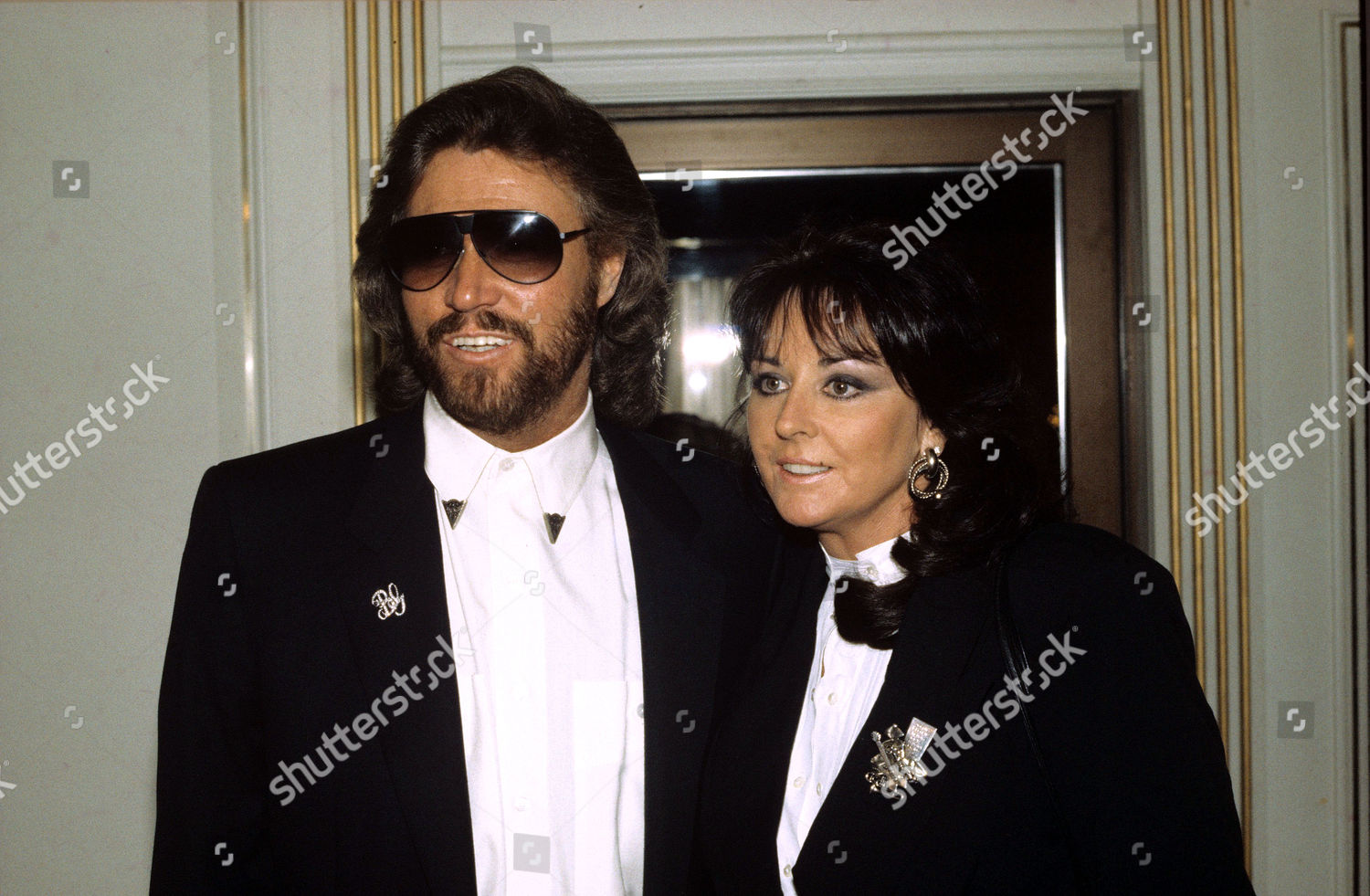 Barry Gibb Wife Linda 1990 Editorial Stock Photo - Stock Image ...