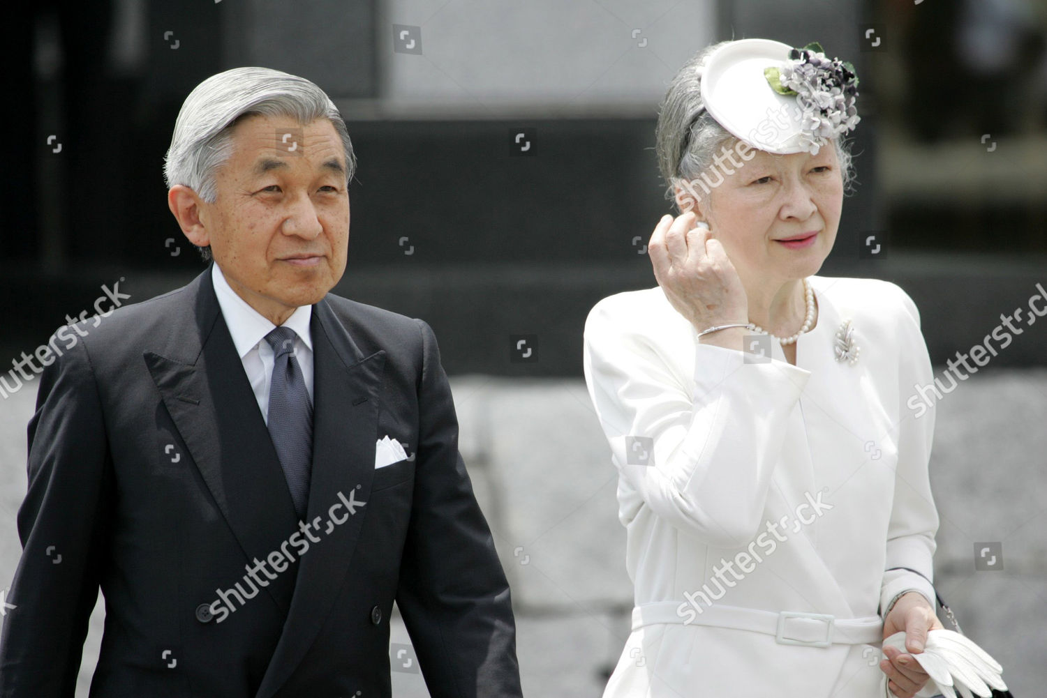 Emperor Akihito Empress Michiko Editorial Stock Photo - Stock Image ...