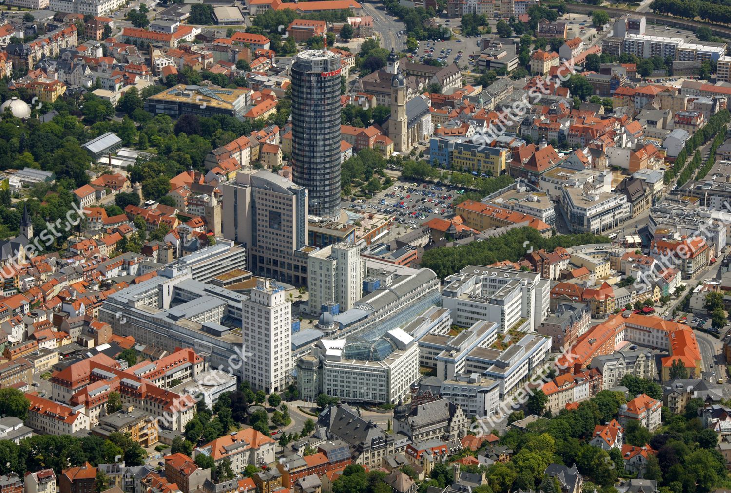 Aerial View Jentower Jenoptik Plant University Jena Editorial Stock Photo Stock Image Shutterstock