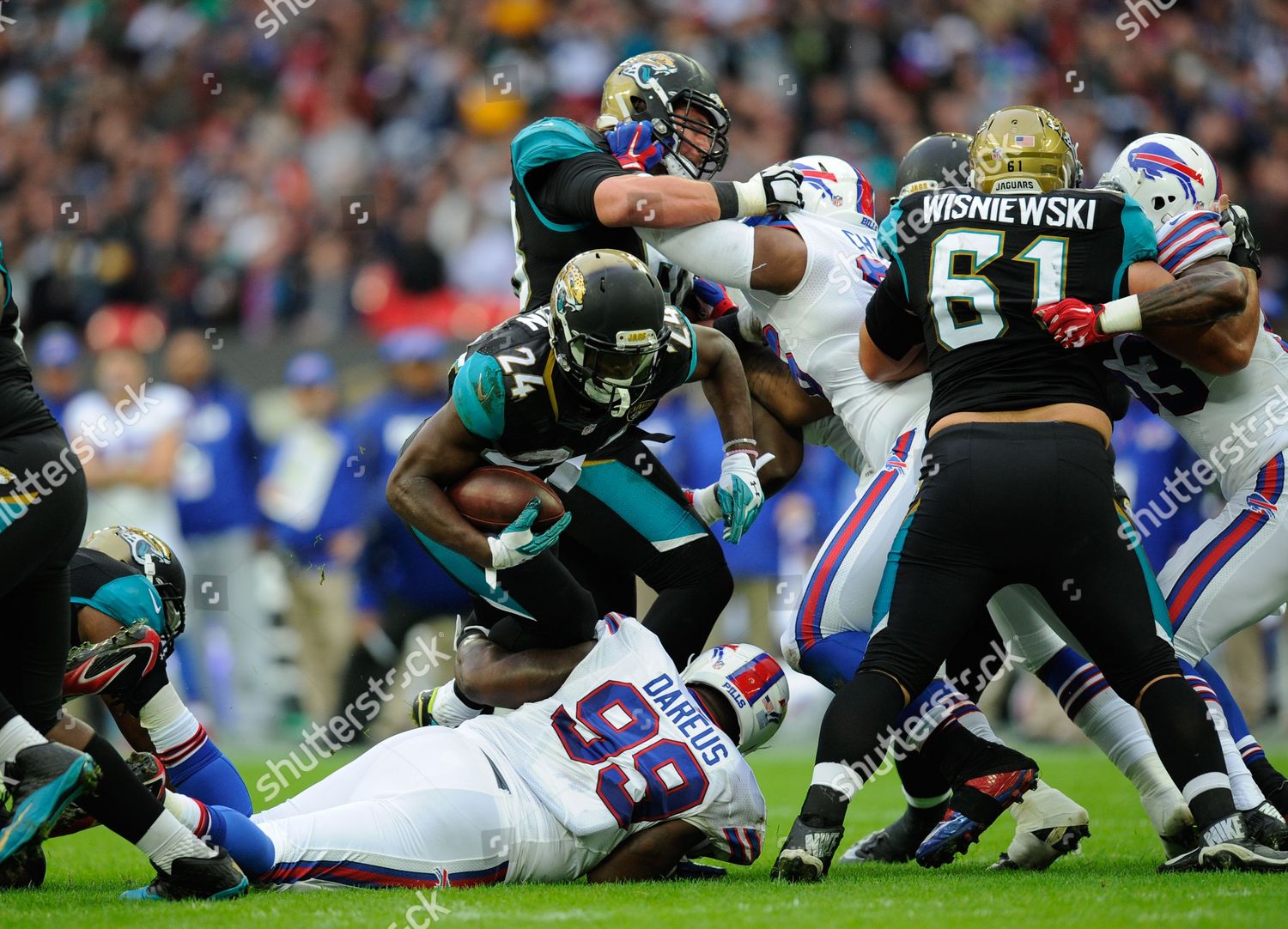 Jacksonville Jaguars Running Back Tj Yeldon Editorial Stock Photo