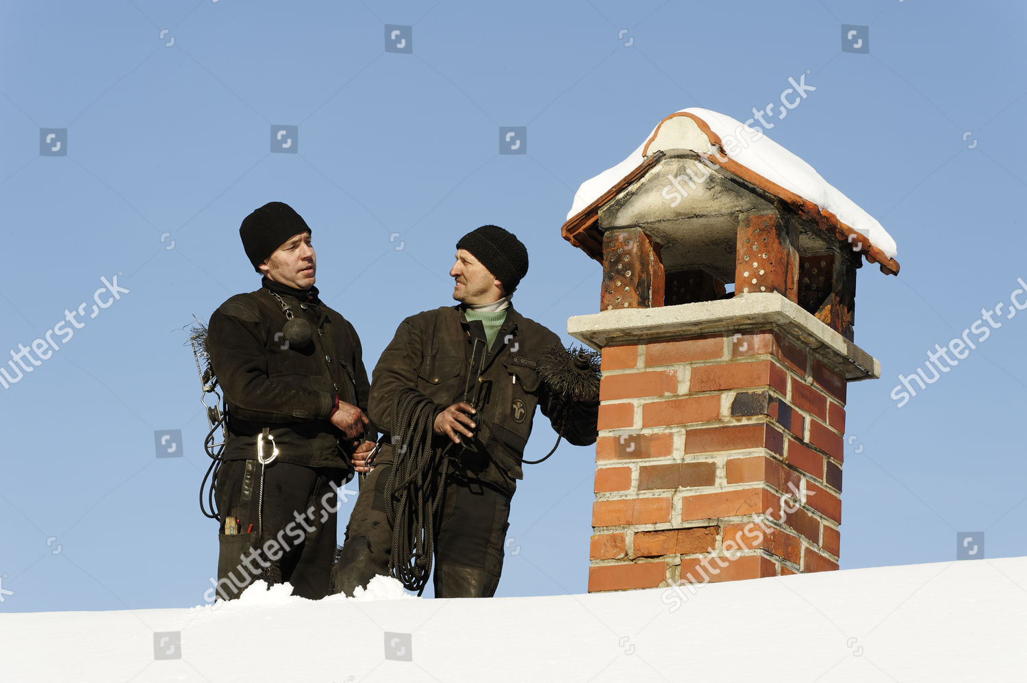 Model Released Two Chimney Sweeps On Editorial Stock Photo Stock   Shutterstock 5296453a 