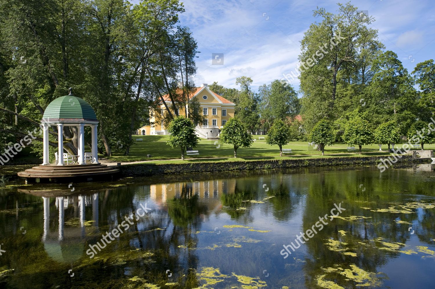 Pavillion Rotunda Palmse Manor Lahemaa Estonia Editorial Stock Photo ...