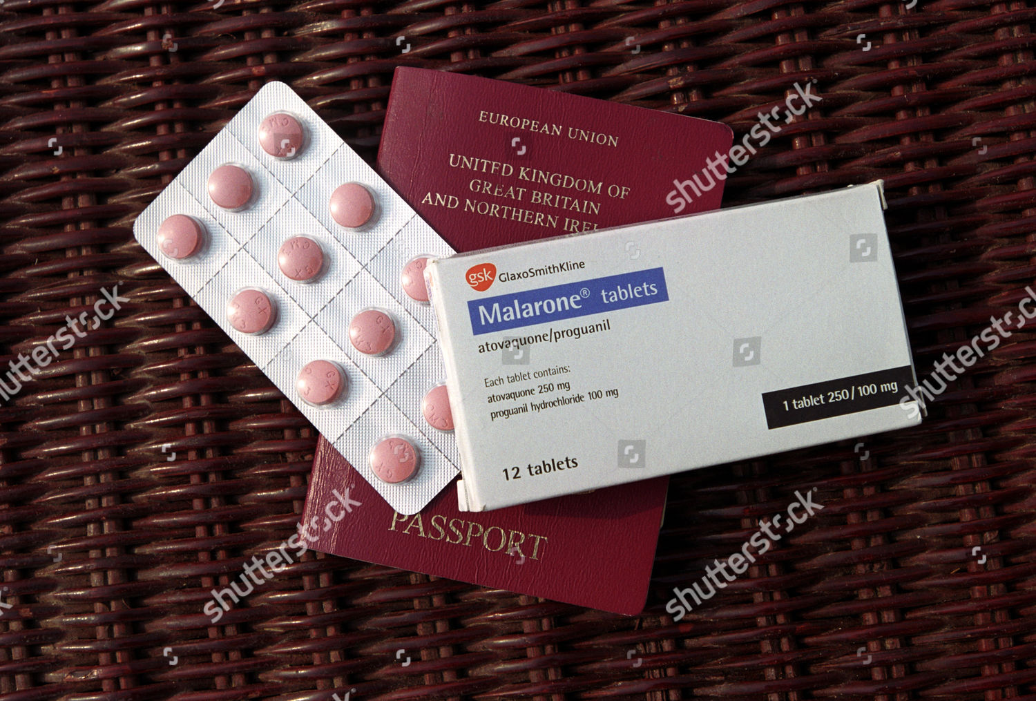 One Most Popular Anti Malaria Tablets Editorial Stock Photo Stock