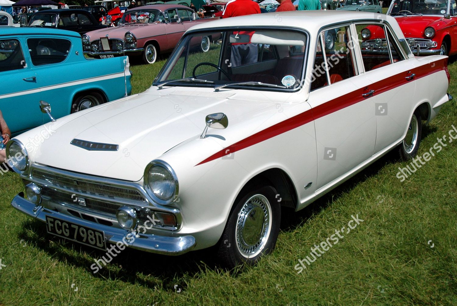 Ford Mk 1 Cortina Car Knebworth Editorial Stock Photo Stock Image