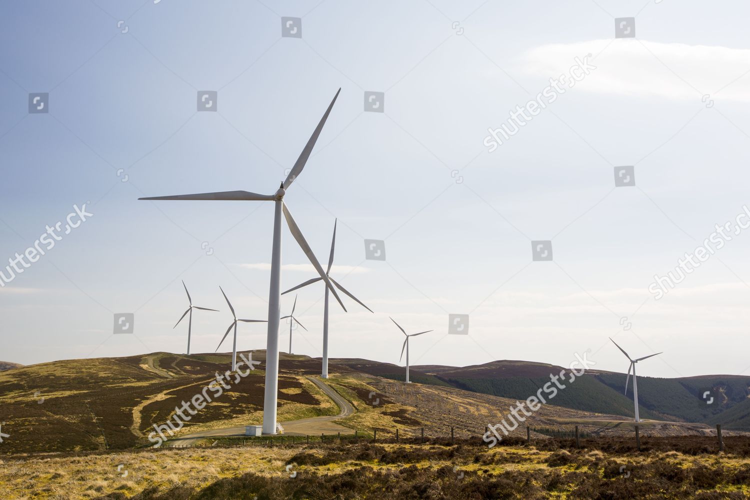 Clyde Wind Farm Southern Uplands Scotland Editorial Stock Photo Stock Image Shutterstock