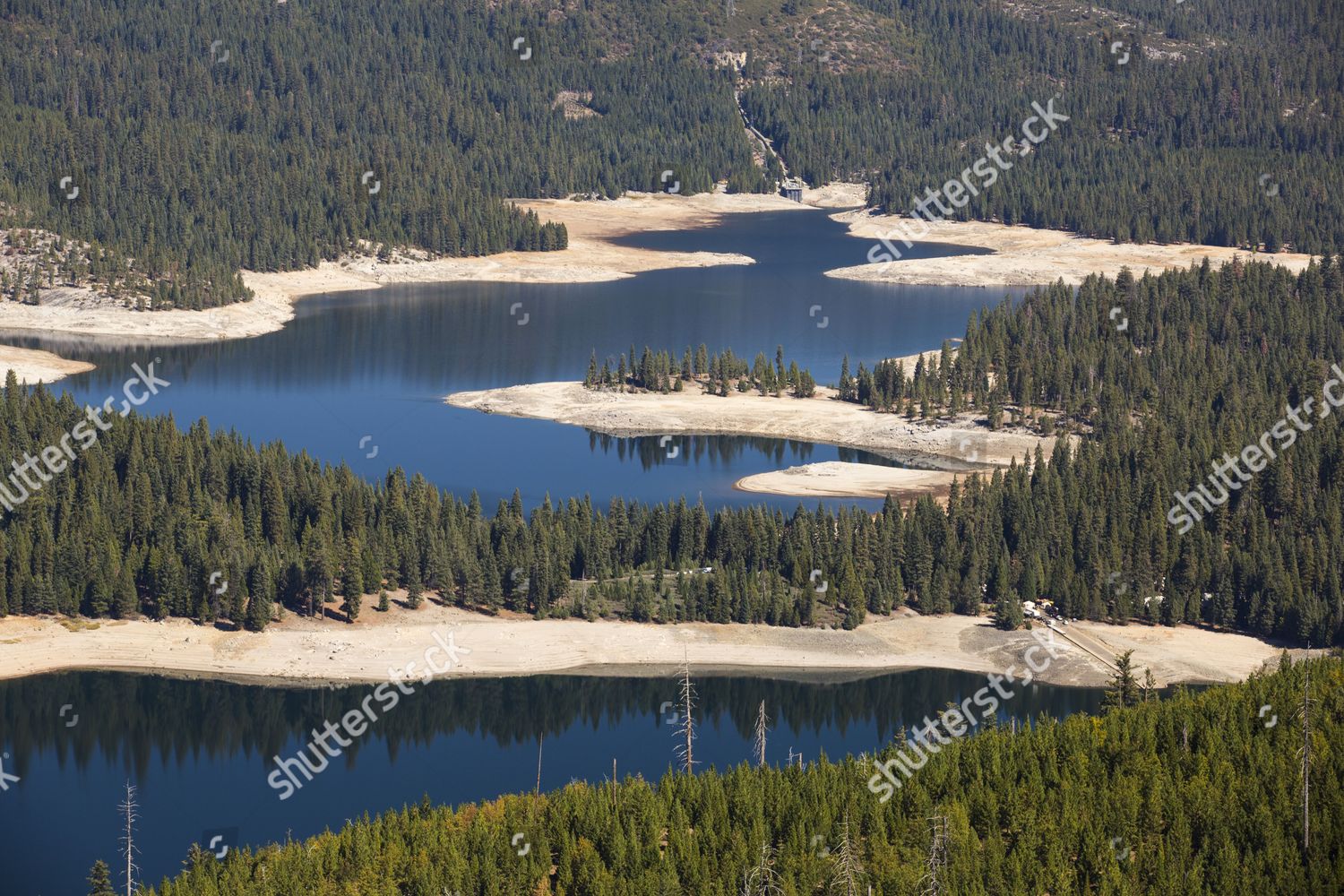 Ice House Lake Drought Conditions El Editorial Stock Photo Stock