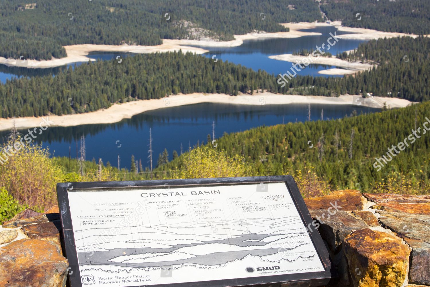 Ice House Lake Drought Conditions El Editorial Stock Photo Stock