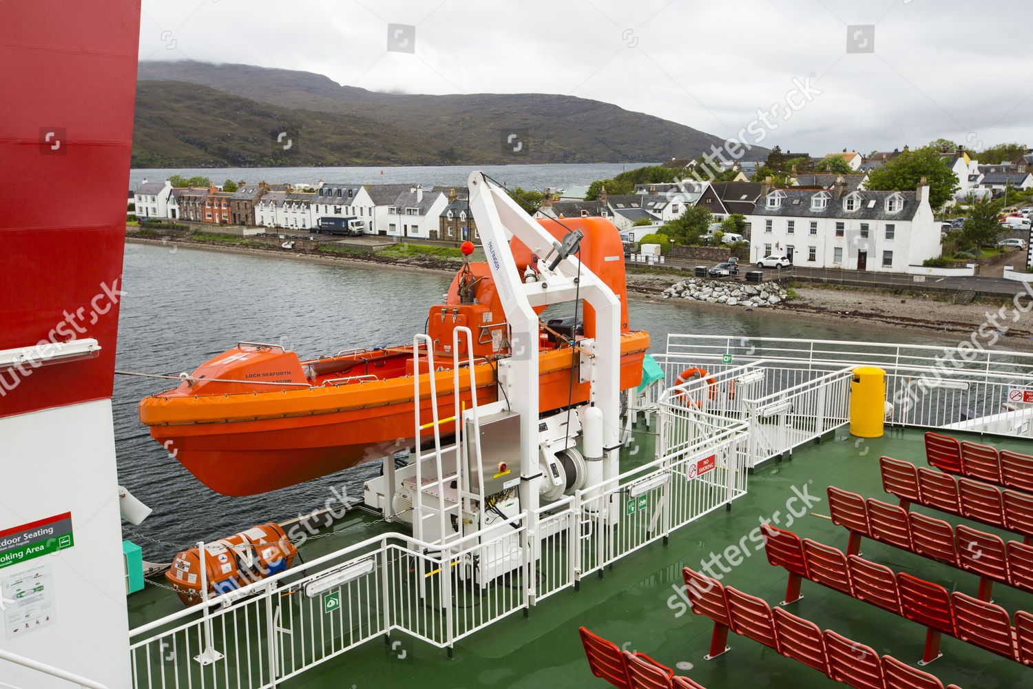 Ferry Stornoway Ullapool Harbour Scotland Uk Editorial Stock Photo