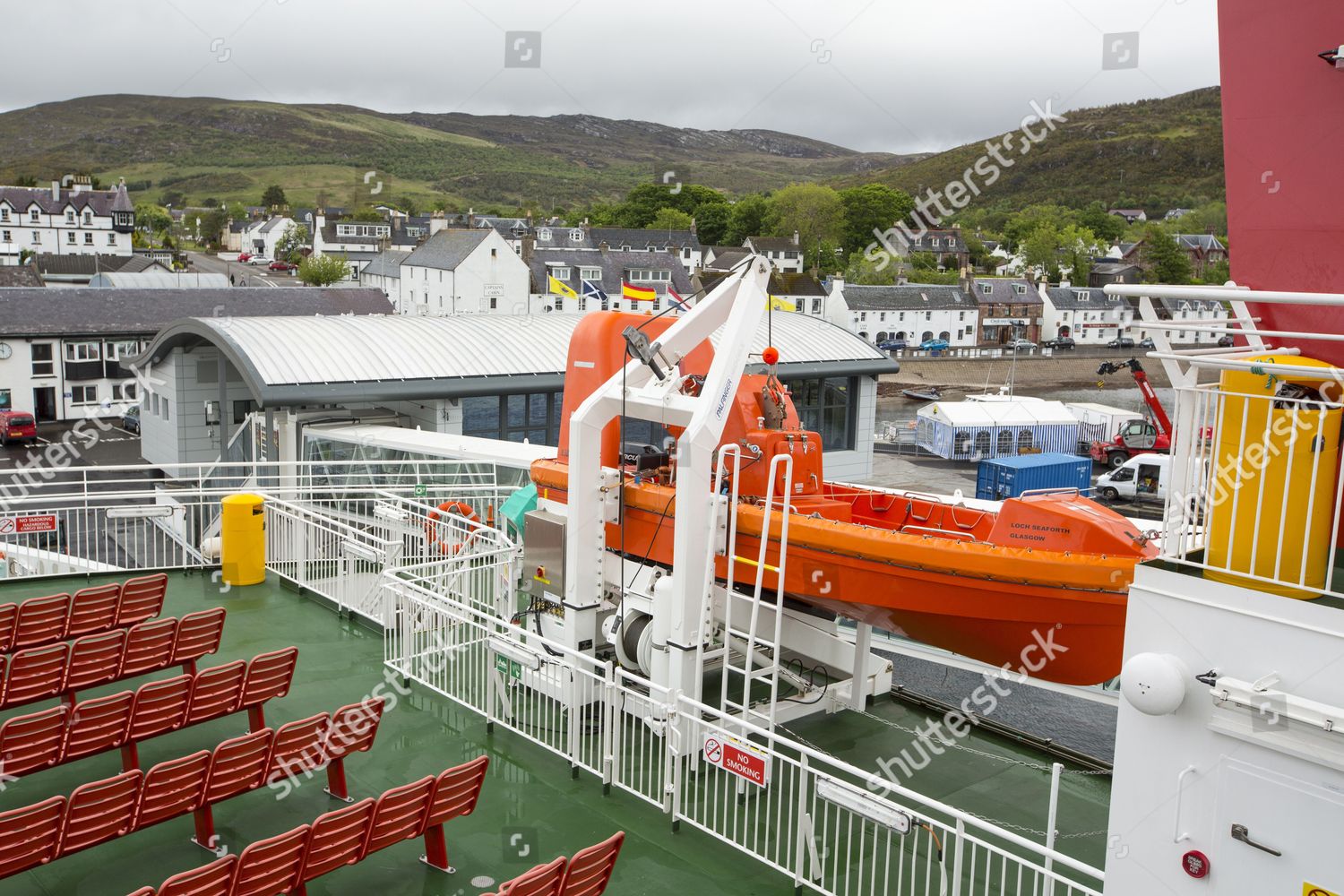 Ferry Stornoway Ullapool Harbour Scotland Uk Editorial Stock Photo