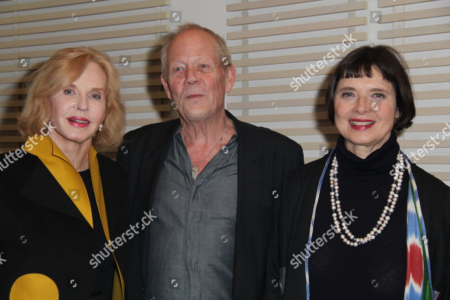 Pia Lindstrom Stig Bjorkman Isabella Rossellini Editorial Stock Photo ...