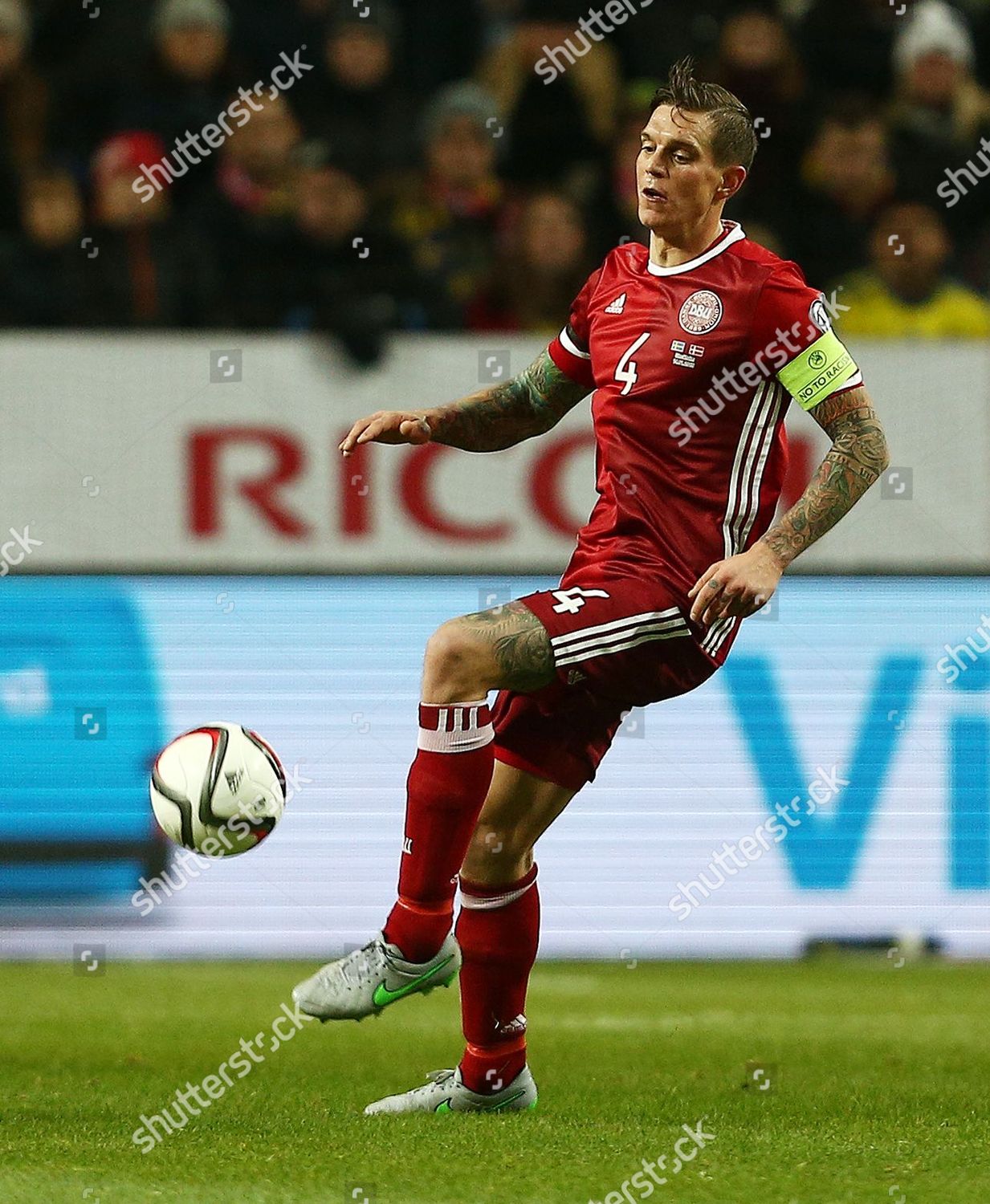Daniel Agger Denmark During Uefa Euro Qualifiers のエディトリアルストック写真 ストック画像 Shutterstock