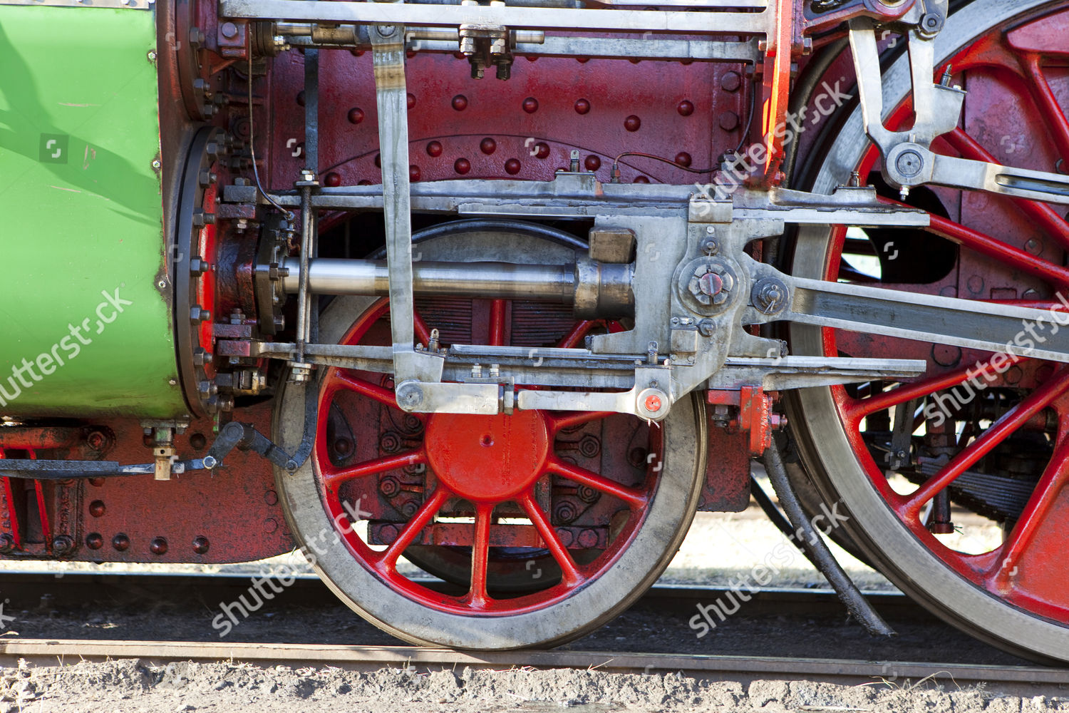 Drive Wheels Historic Steam Locomotive Editorial Stock Photo - Stock ...