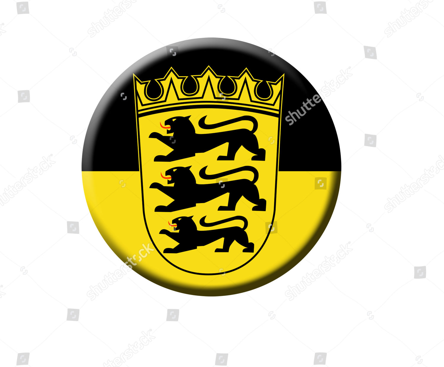 Coat Arms State Badenwuerttemberg Germany Editorial Stock Photo Stock   Shutterstock 5396178a 