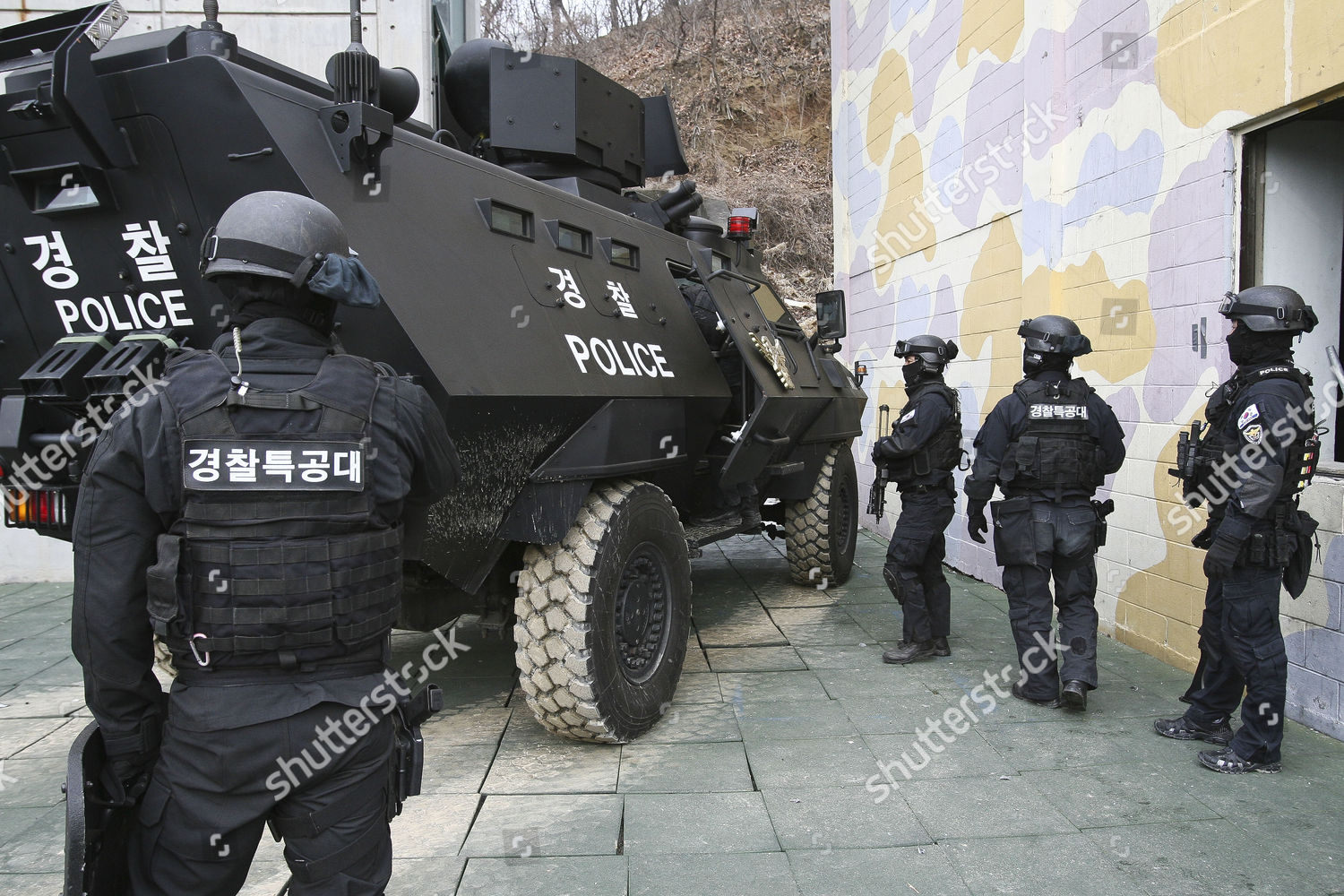 South Korean Swat Special Forces Take Redaknch stock fotografi  stock  snmk  Shutterstock  Shutterstock Editorial