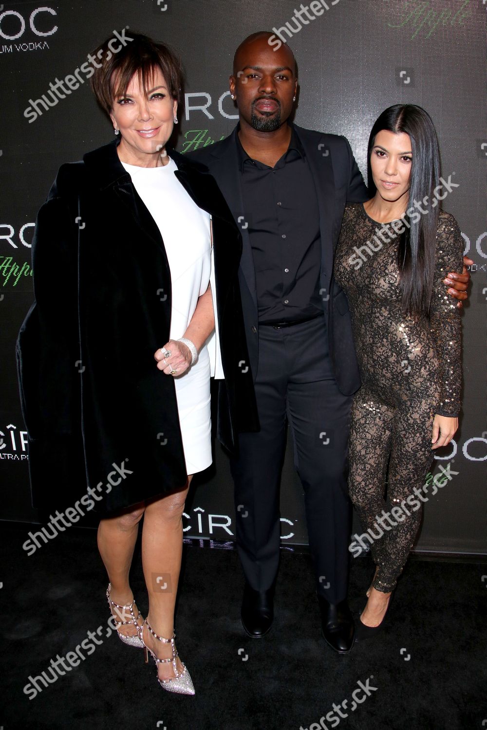 Kris Jenner Corey Gamble Kourtney Kardashian Editorial Stock Photo   Shutterstock 5412163n 