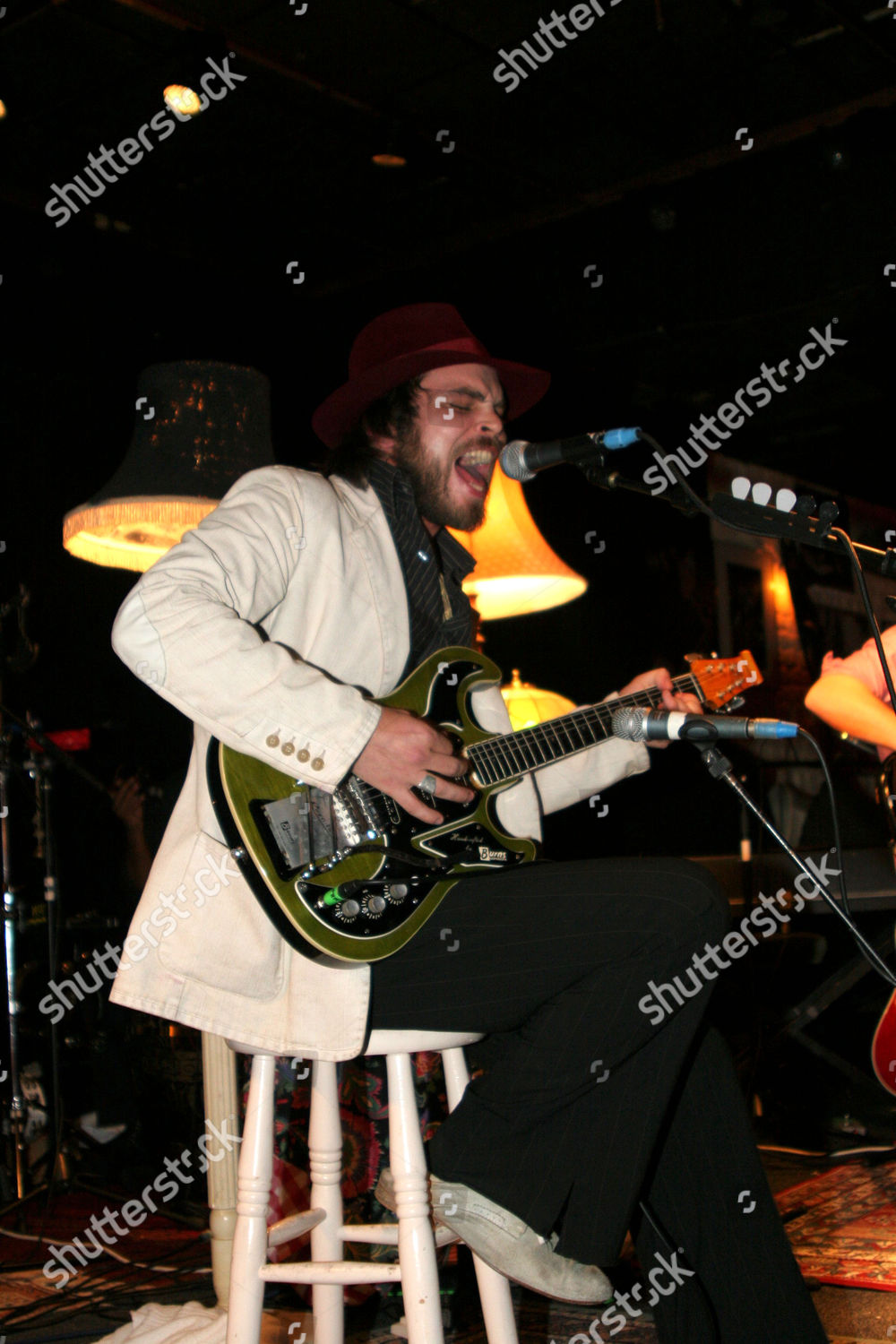 gaz coombes burns guitar