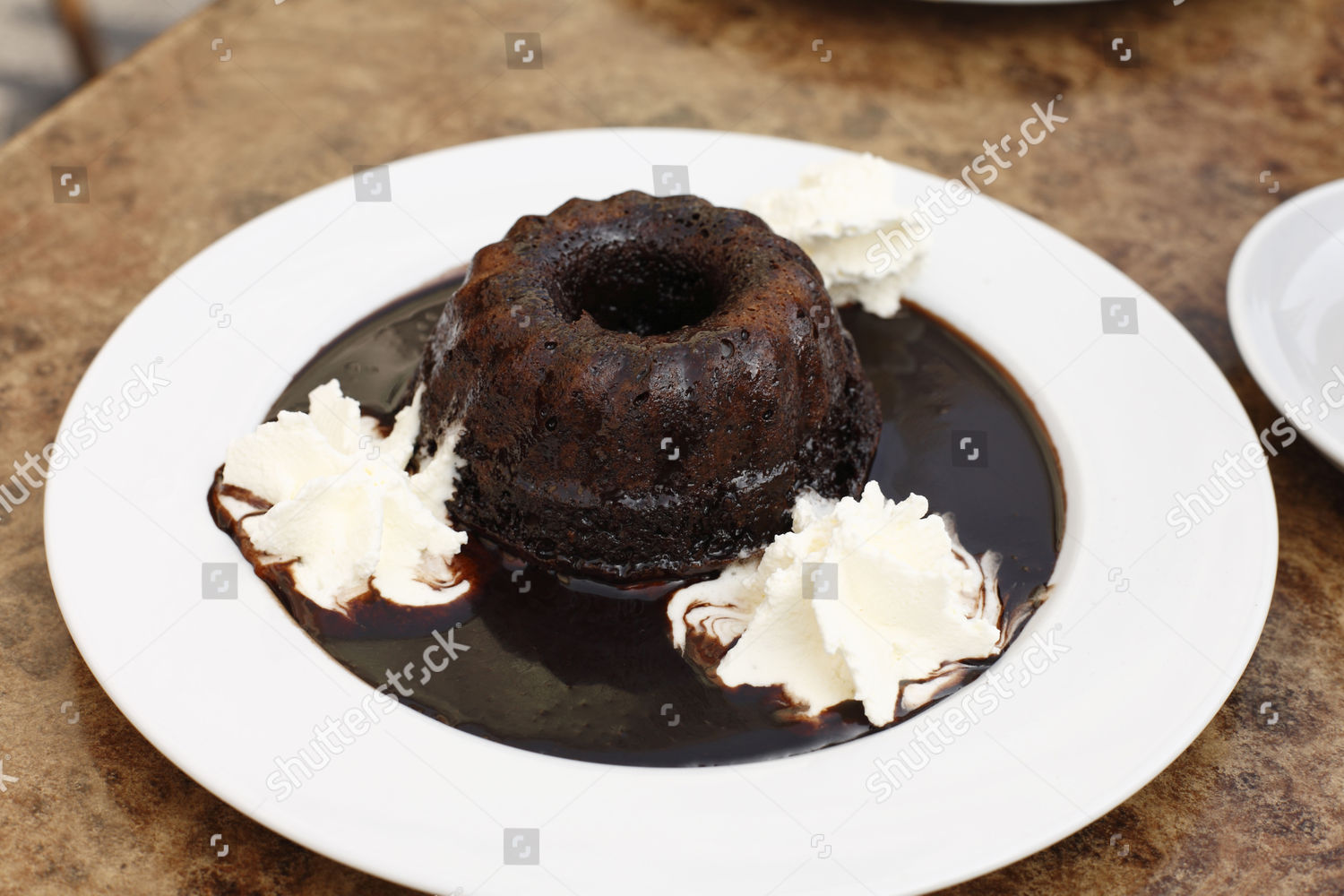 Mohr Im Hemd Dessert Chocolate Cake Editorial Stock Photo - Stock Image ...