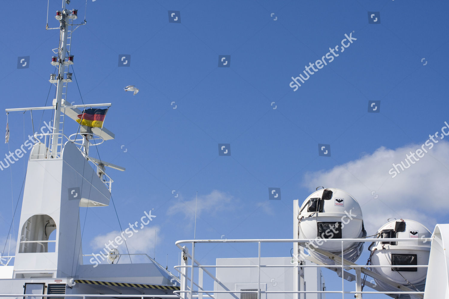 Ferry Vogelfluglinie Route Between Puttgarden Roedby Editorial Stock ...