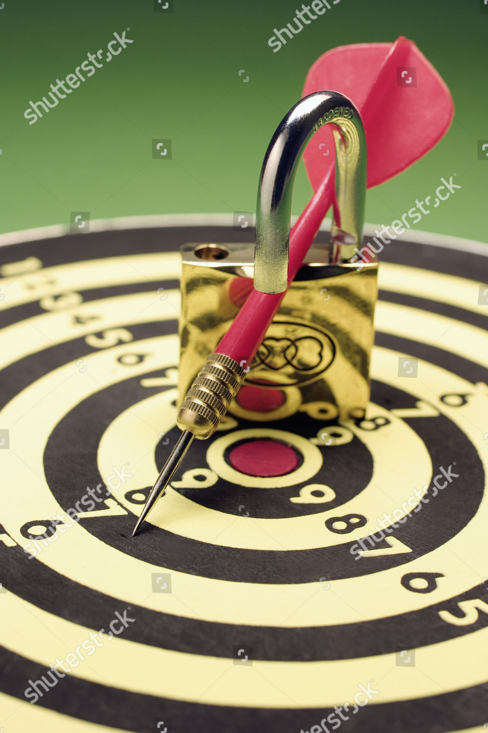 Dart Padlock On Dart Board Editorial Stock Photo Stock Image dart-padlock-on-dart-board-editorial-stock-photo-stock-image
