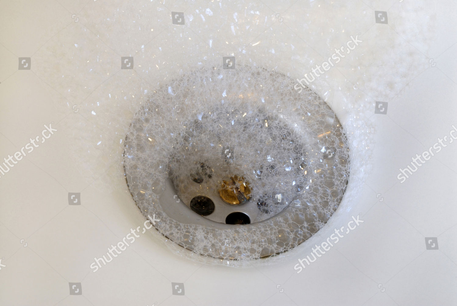 Soap Foam Left Drain Editorial Stock Photo Stock Image Shutterstock
