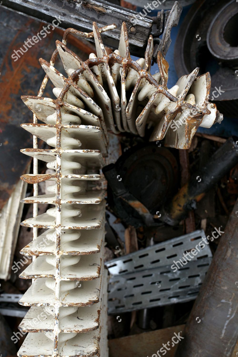 Bent Radiator Scrapyard Editorial Stock Photo - Stock Image | Shutterstock