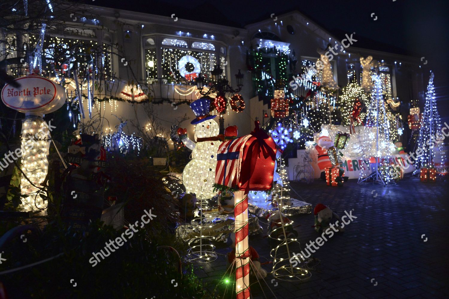 House Dalkey South Dublin Lights Variety Editorial Stock Photo Stock