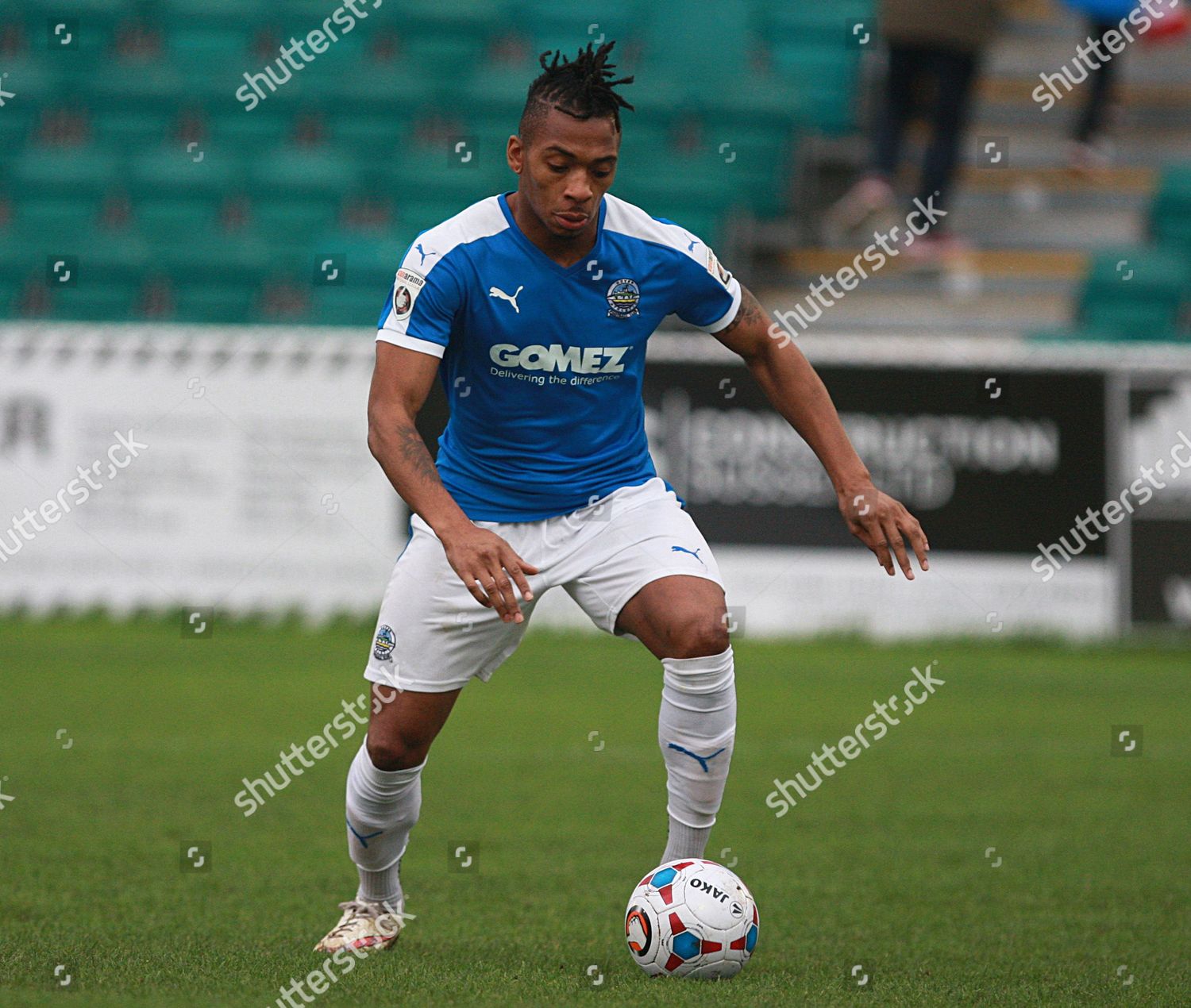 Dover Midfielder Aswad Thomas During Fa Editorial Stock Photo - Stock ...