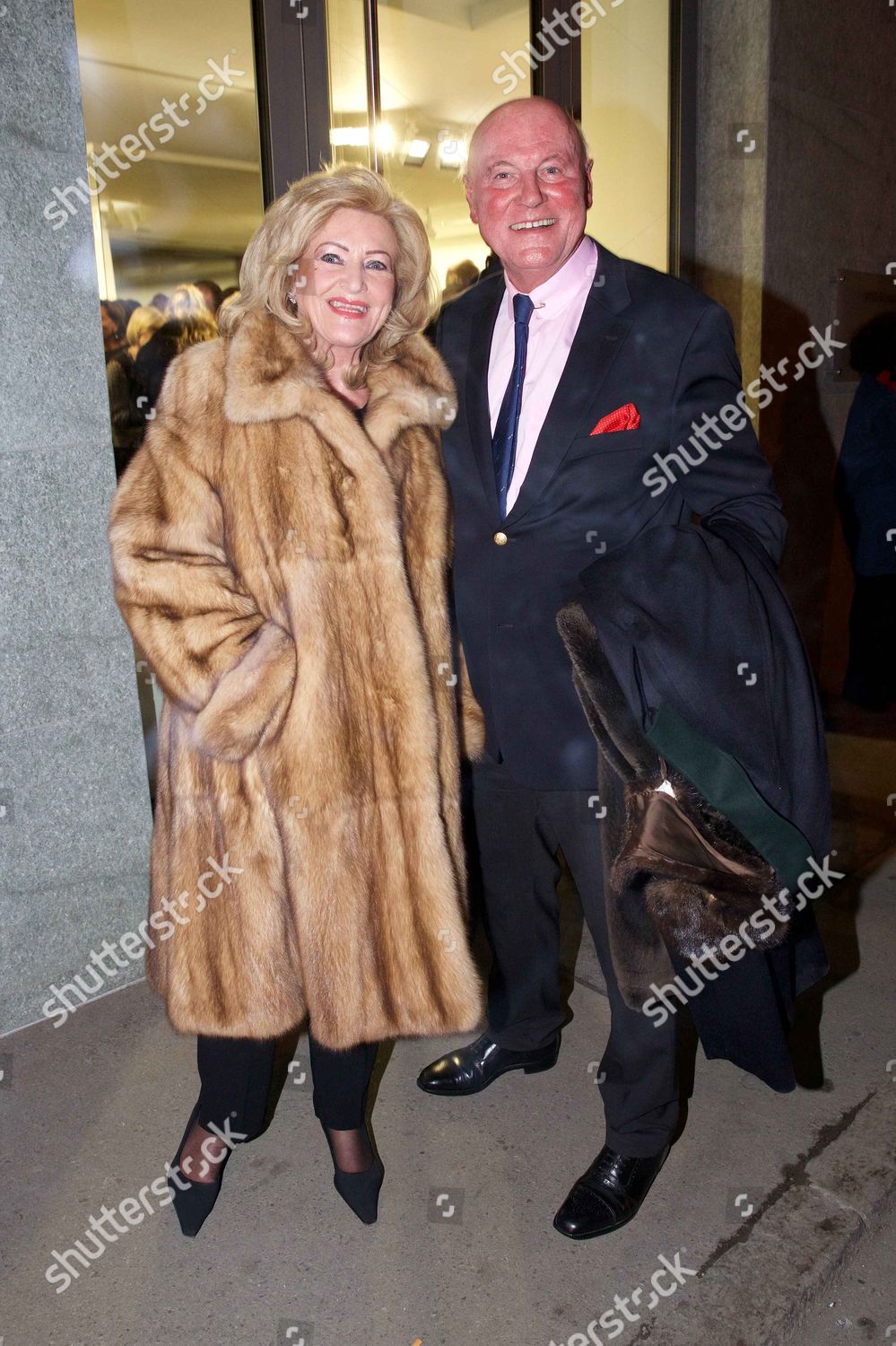 Werner Josef Gartner Wife Renata Editorial Stock Photo Stock Image