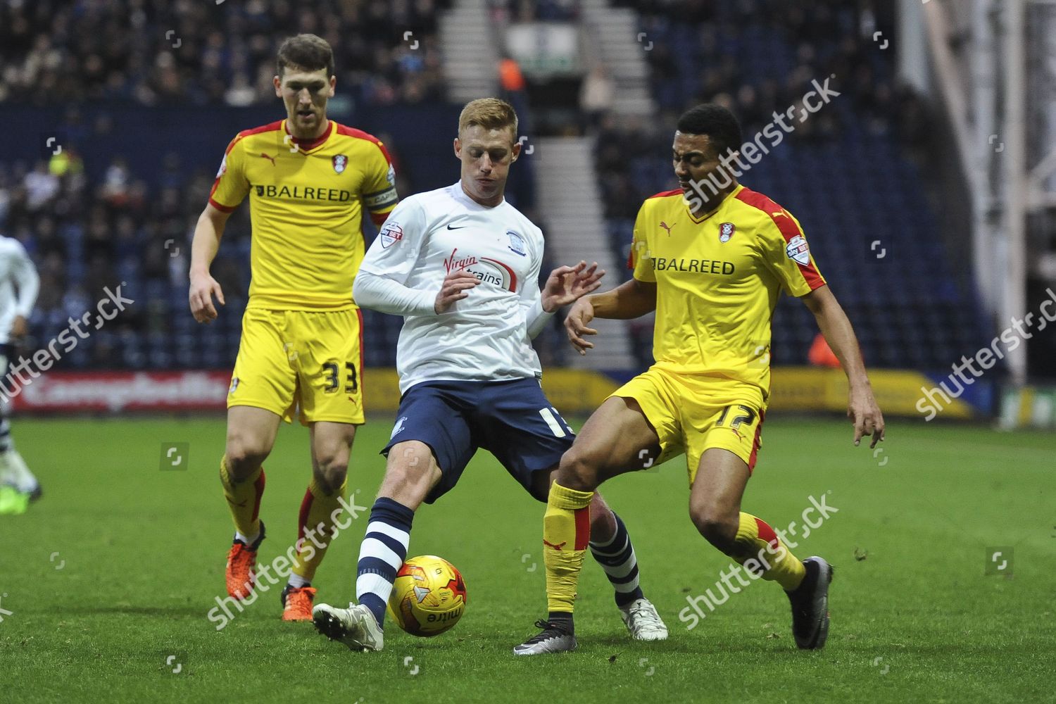 Grant Ward Rotherham United Makes Challenge Editorial Stock Photo ...