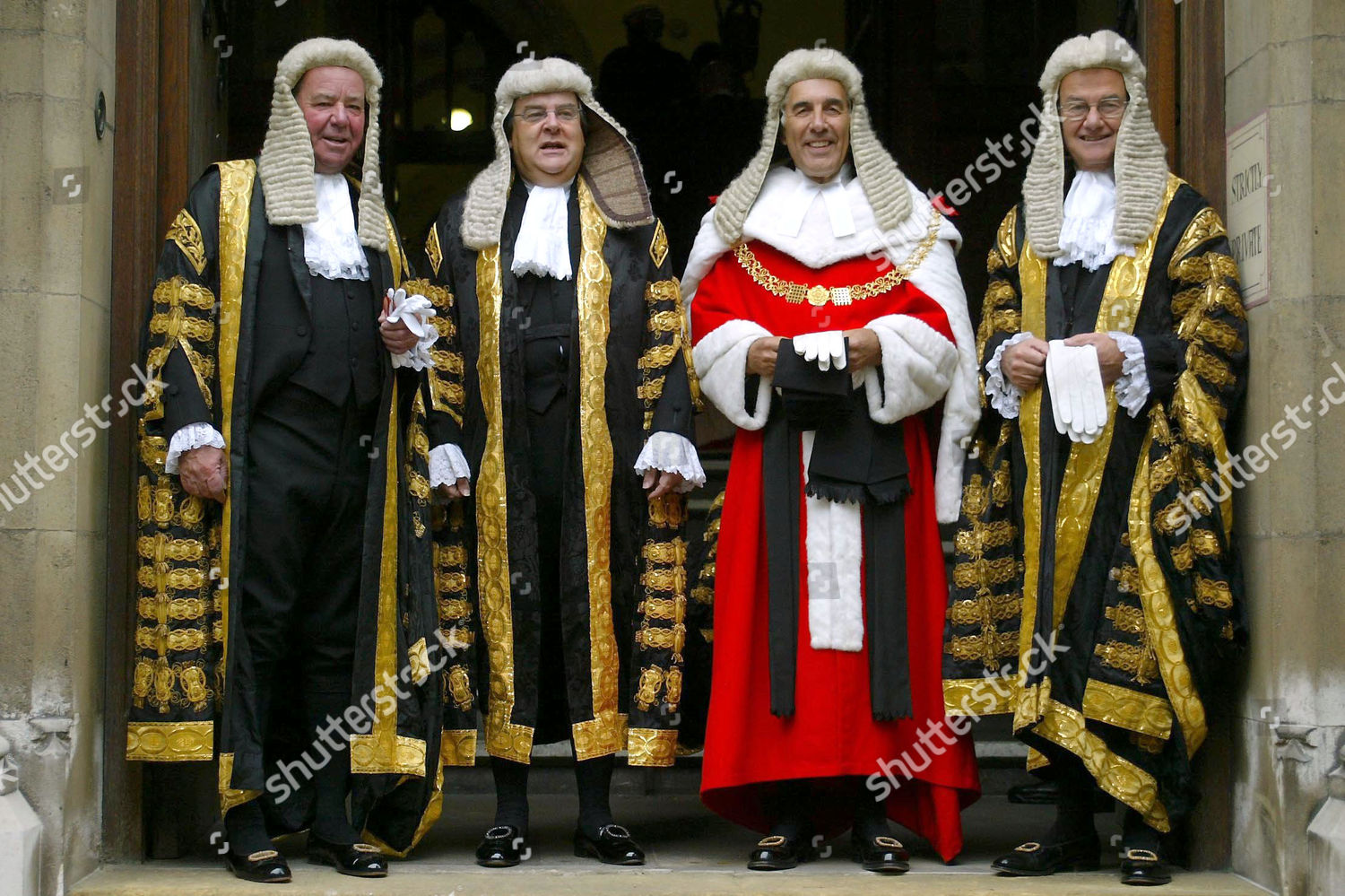 Sir Anthony Clarke Master Rolls Lord Falconer Editorial Stock