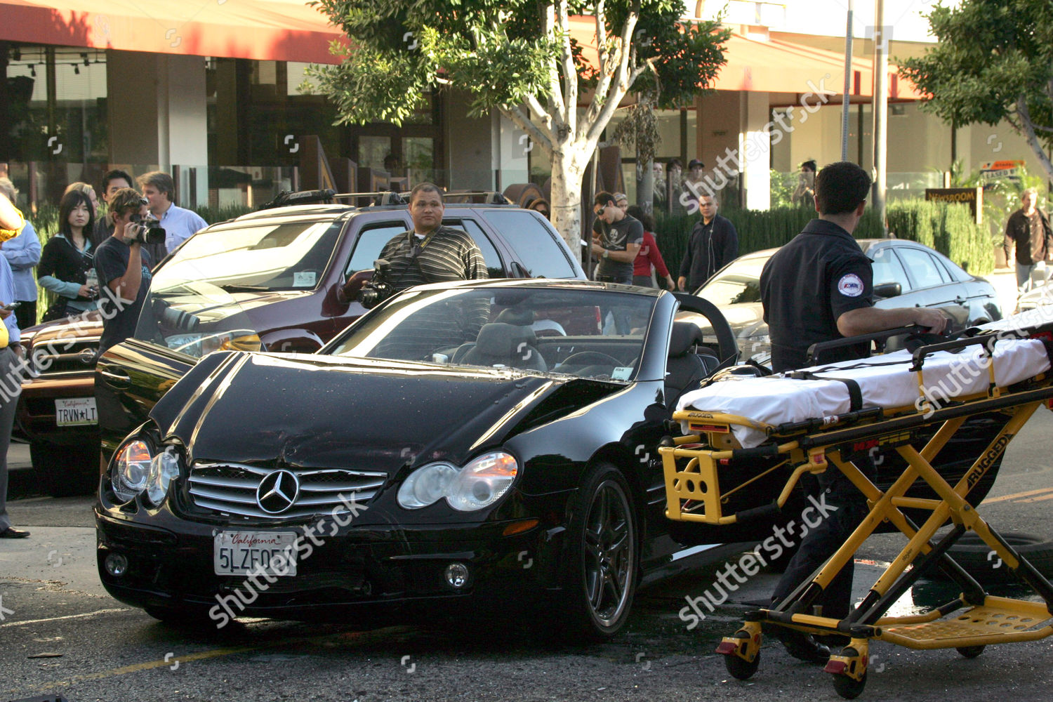  Lindsay Lohans car crash 