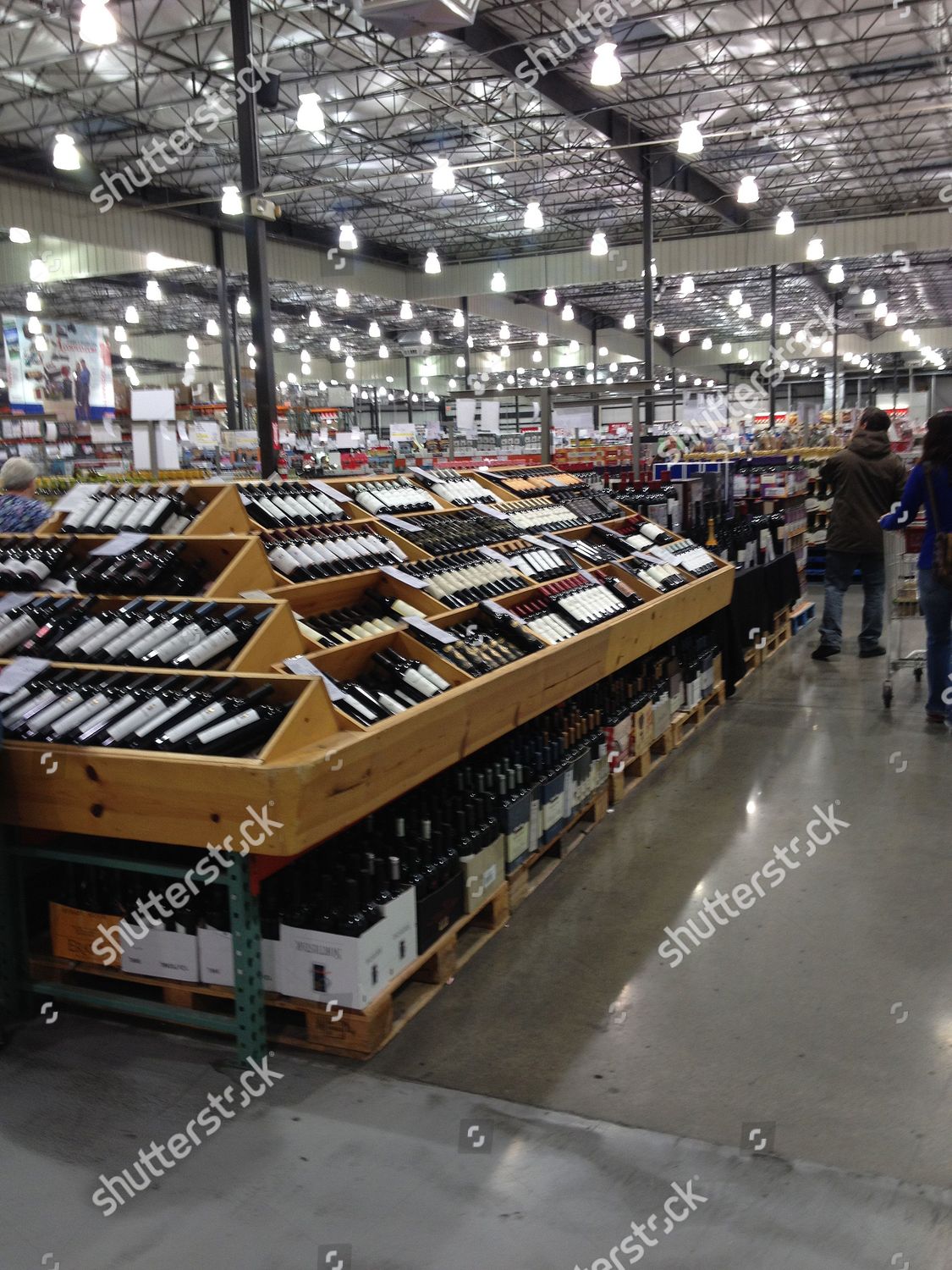 Wine Section Costco Editorial Stock Photo Stock Image Shutterstock