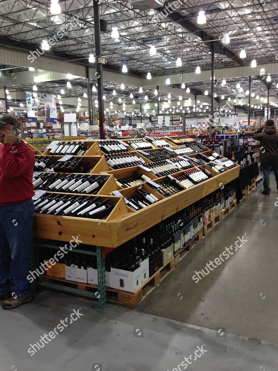 Wine Section Costco Editorial Stock Photo Stock Image Shutterstock