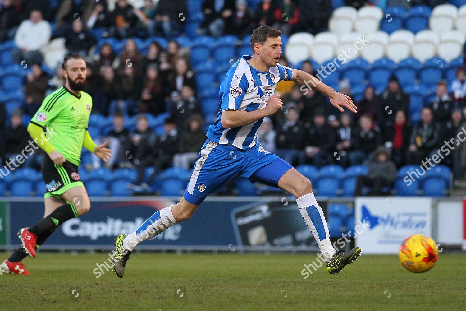 Chris Porter Colchester United Goes Close Editorial Stock Photo - Stock 