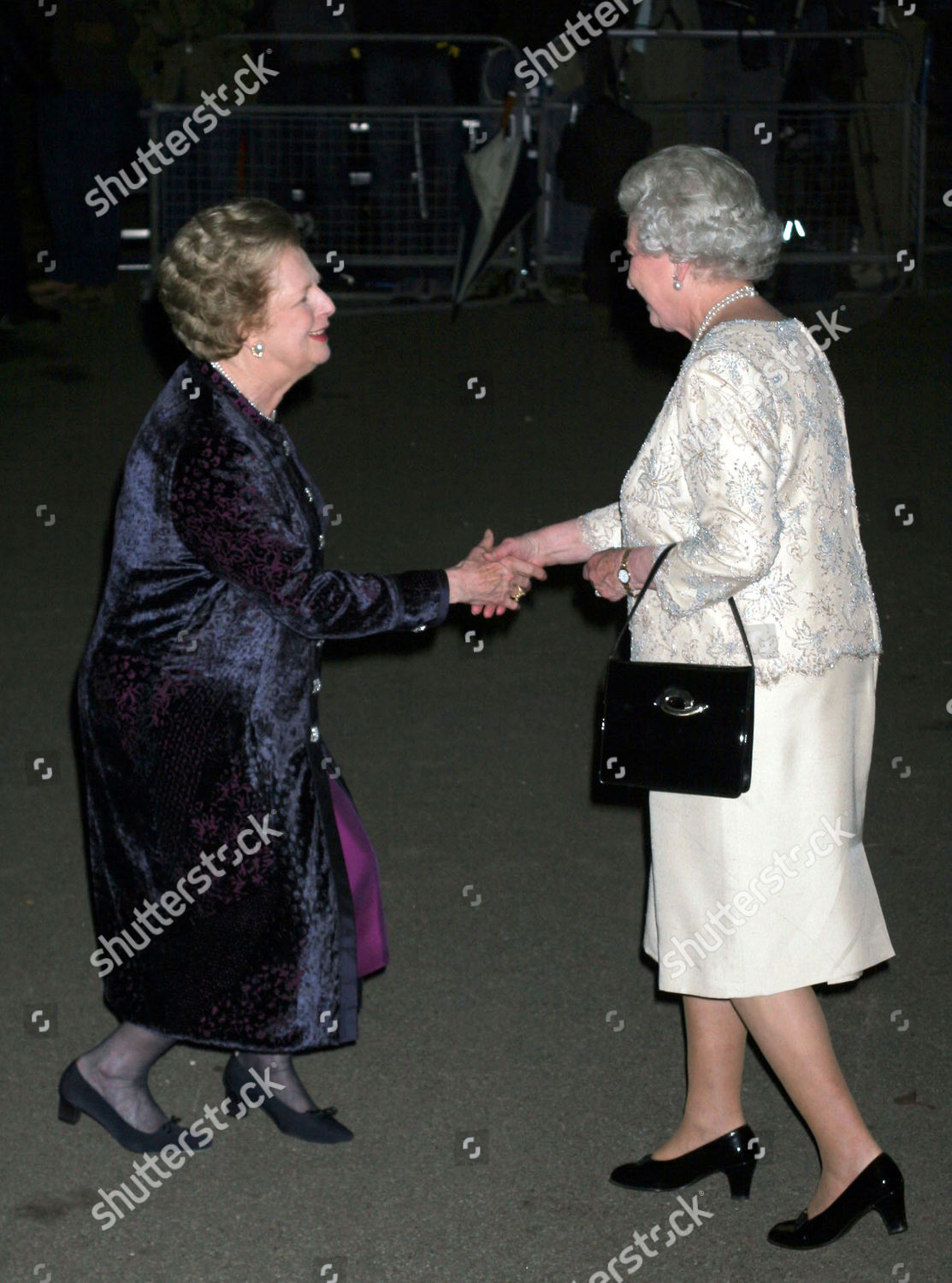 MARGARET THATCHER QUEEN ELIZABETH II Editorial Stock Photo Stock   Shutterstock 555519a 