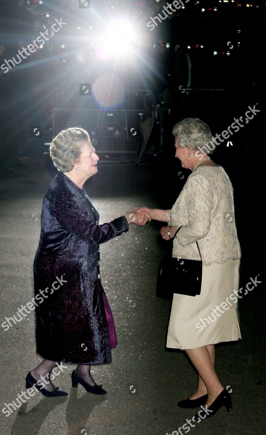 Margaret Thatcher Queen Elizabeth Ii Editorial Stock Photo Stock   Shutterstock 555519c 