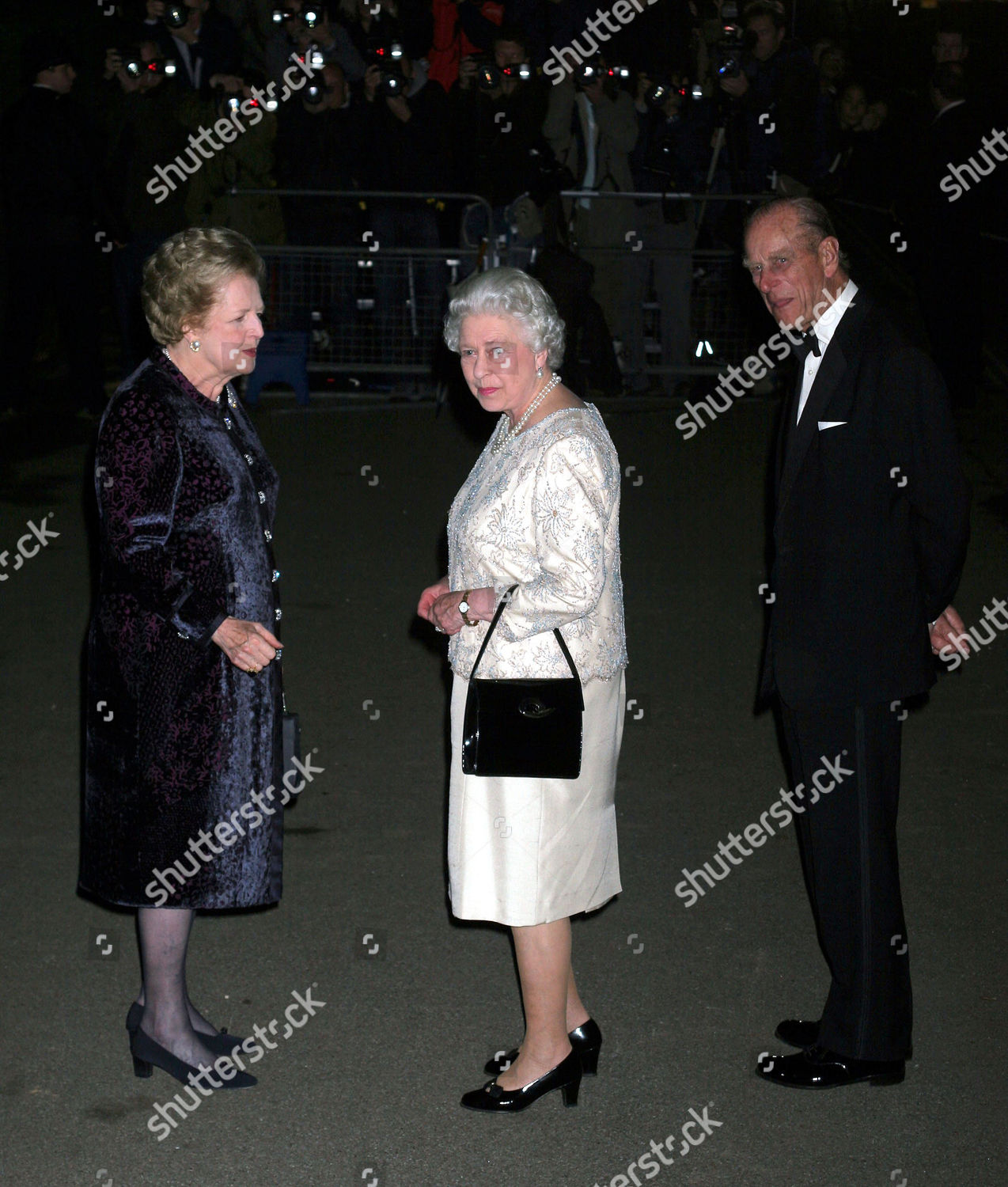 Baroness Margaret Thatcher Queen Elizabeth Ii Editorial Stock Photo   Shutterstock 555519e 