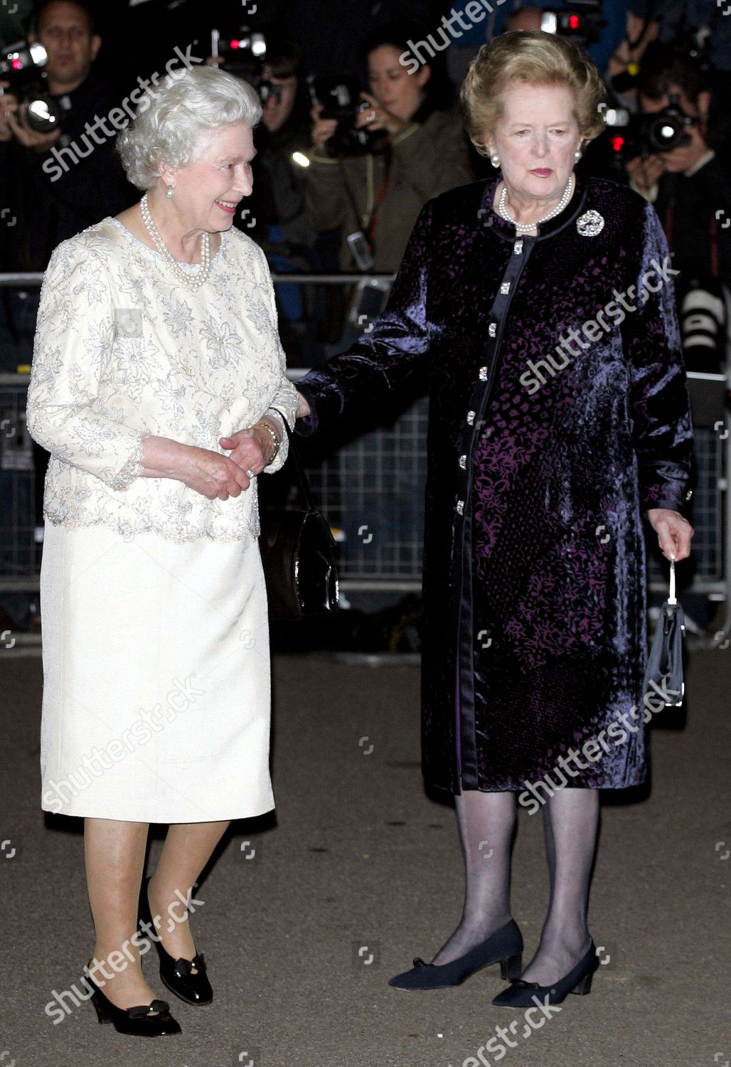 Margaret Thatcher Queen Elizabeth Ii Editorial Stock Photo Stock