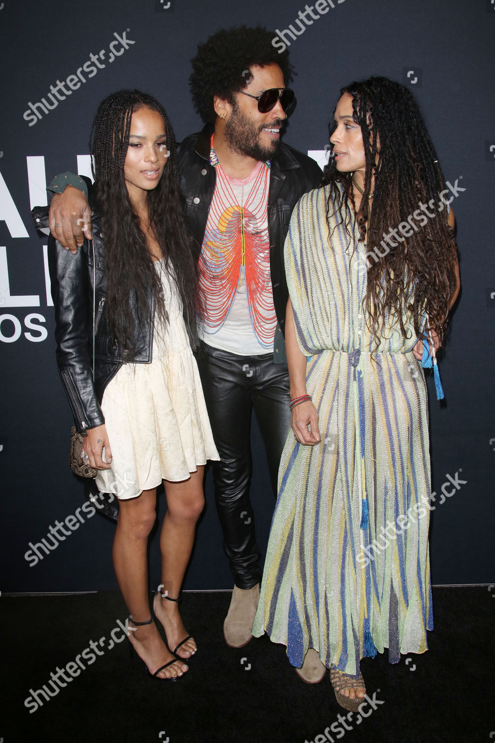 Zoe Kravitz Lenny Kravitz Lisa Bonet Redaktionelles Stockfoto Stockbild Shutterstock